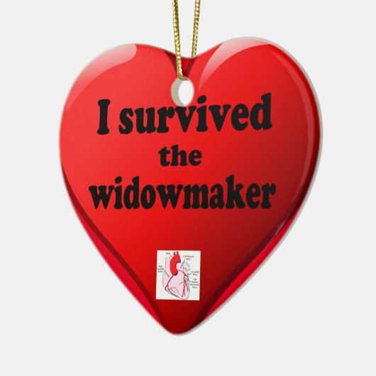 Ik heb de Widowmaker overleefd Keramisch Ornament (Links)