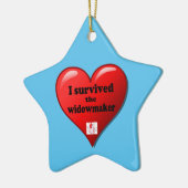 Ik heb de Widowmaker overleefd Keramisch Ornament (Links)