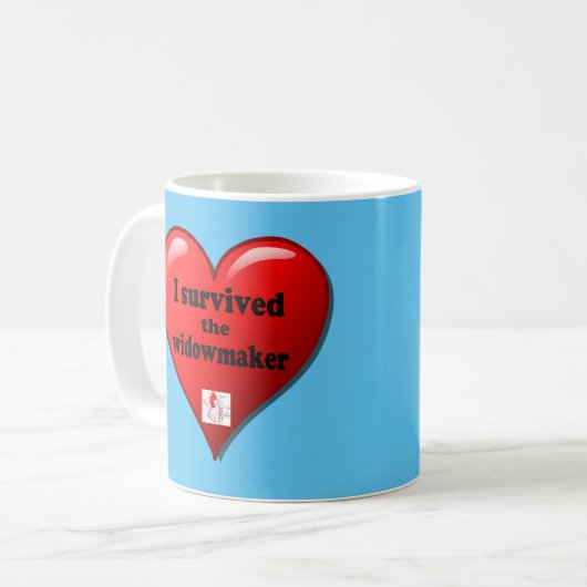 Ik heb de Widowmaker overleefd Koffiemok (Voorkant links)