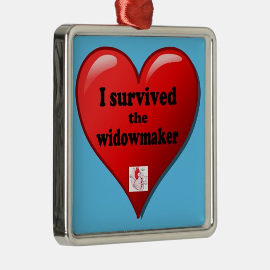 Ik heb de Widowmaker overleefd Metalen Ornament (Rechts)