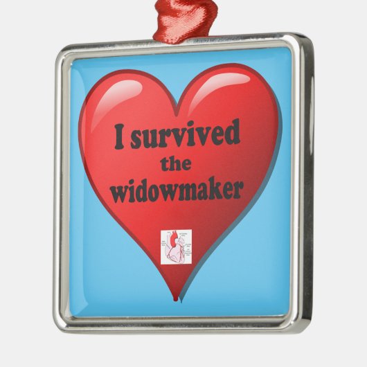 Ik heb de Widowmaker overleefd Metalen Ornament (Links)