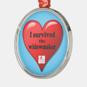 Ik heb de Widowmaker overleefd Metalen Ornament (Links)