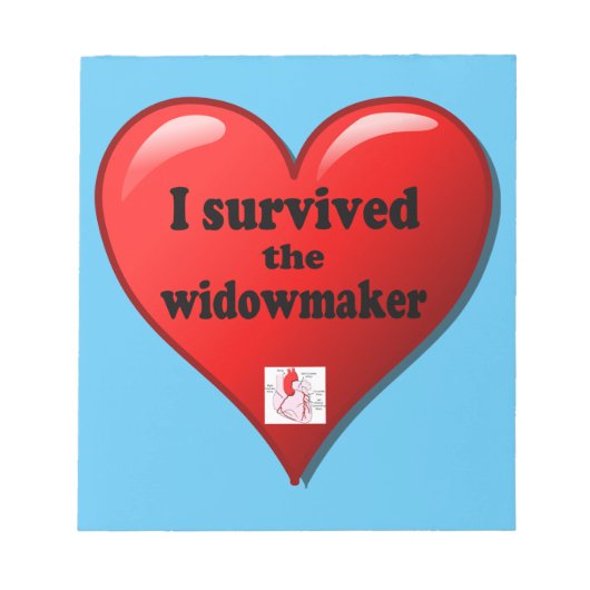 Ik heb de Widowmaker overleefd Notitieblok (Voorkant)