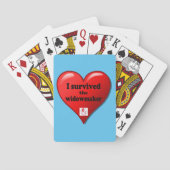 Ik heb de Widowmaker overleefd Speelkaarten (Achterkant)