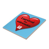 Ik heb de Widowmaker overleefd Tegeltje (Zijkant)