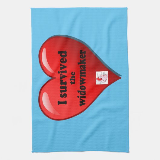 Ik heb de Widowmaker overleefd Theedoek (Verticaal)