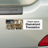 Ik heb de Wolven geholpen. Bumpersticker (Op auto)