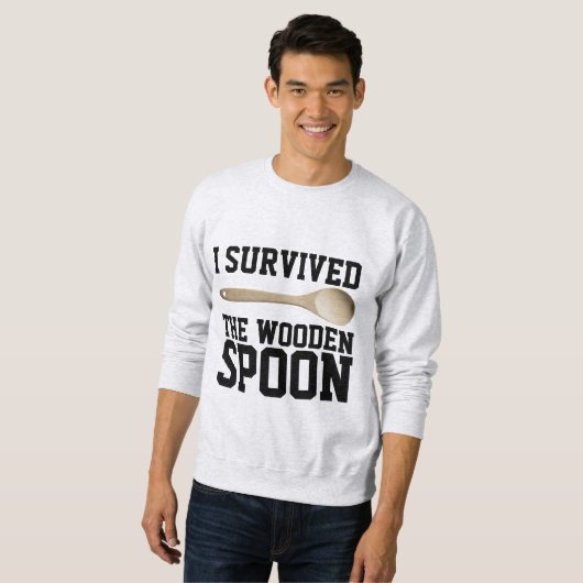 IK HEB DE WOODEN-SPOON, grappige T-shirts OVERGELA (Voorkant volledig)