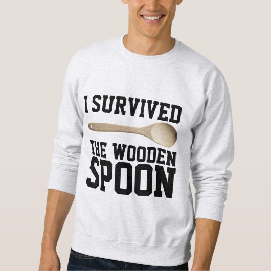 IK HEB DE WOODEN-SPOON, grappige T-shirts OVERGELA (Voorkant)