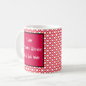 Ik heb de ziekte van Parkinson en hij heeft de mij Koffiemok (Voorkant links)