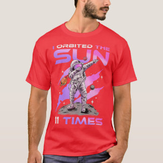 Ik heb de zon 11 keer, 11th Birthday Astronau best T-shirt