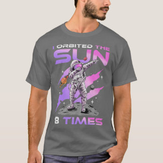 Ik heb de zon 8 keer, 8e verjaardag Astronaut best T-shirt