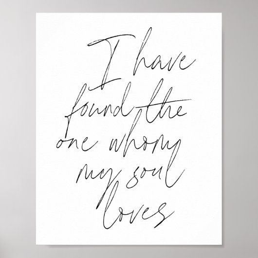 Ik heb degene gevonden die mijn ziel graag heeft.. poster (Voorkant)