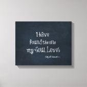 Ik heb degene gevonden die mijn ziel houdt van bij canvas afdruk (Voorkant)