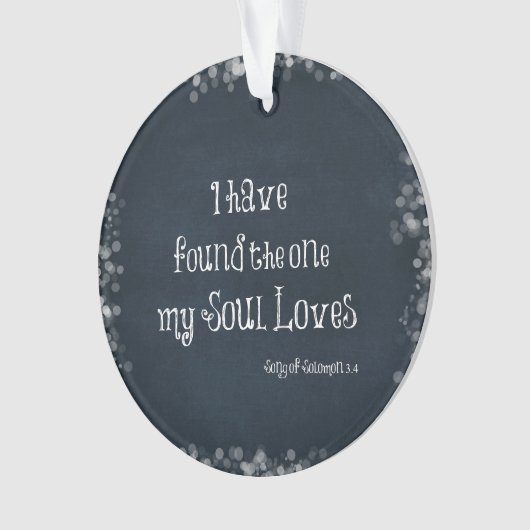 Ik heb degene gevonden die mijn ziel houdt van bij ornament (voorkant)