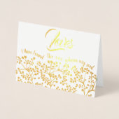 Ik heb degene gevonden die mijn ziel houdt van bru folie kaarten (Voorkant)