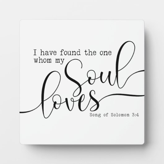 Ik heb degene gevonden die mijn ziel liefheeft... fotoplaat (Voorkant)