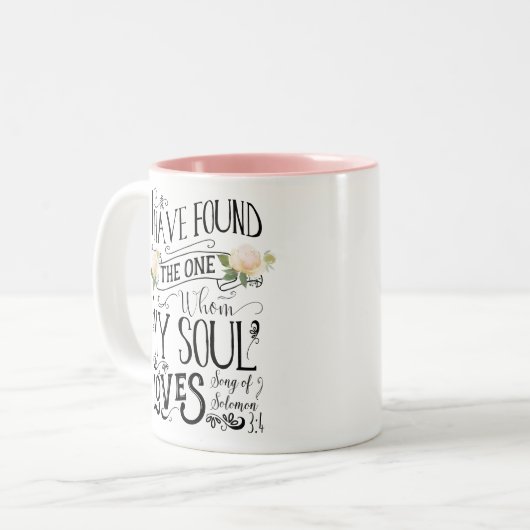 Ik heb degene gevonden die mijn ziel van mok houdt (Voorkant links)