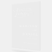 Ik heb degene gevonden van wie mijn ziel houdt! sc acryl bord (Hoek)