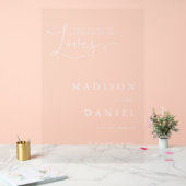 Ik heb degene gevonden van wie mijn ziel houdt! sc acryl bord (Huwelijk)