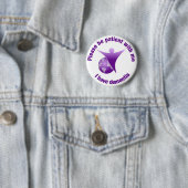 Ik heb Dementia Paarse Angel Support Button Badge (In situ)