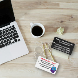 Ik heb Dementie Medisch Alert Sleutelhanger