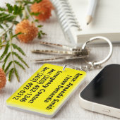 Ik heb Dementie Medisch Alert Sleutelhanger (Voorkant Rechts)