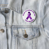 Ik heb dementie Paarse Ribbon Support Button Badge (In situ)