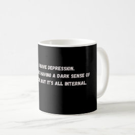 Ik heb depressie_interne donkere humor koffiemok