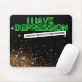 Ik heb Depressie Mousepad Muismat (Met muis)