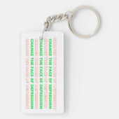 Ik heb Depressie_ Neon Sleutelhanger (achterkant)