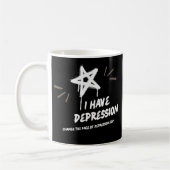 Ik heb Depressie Spray Paint Mok (Links)