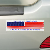 Ik heb deze business gemaakt in de Amerikaanse sti Bumpersticker (Op auto)