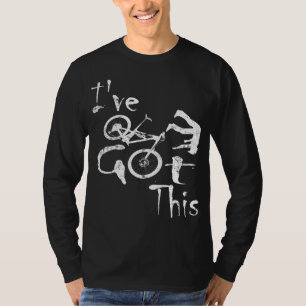 Ik heb deze crash MTB dalende afdaling retro T-shirt