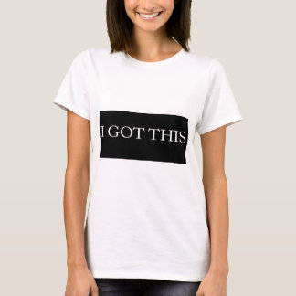 IK HEB DEZE grappige motivatie typografie T-shirt