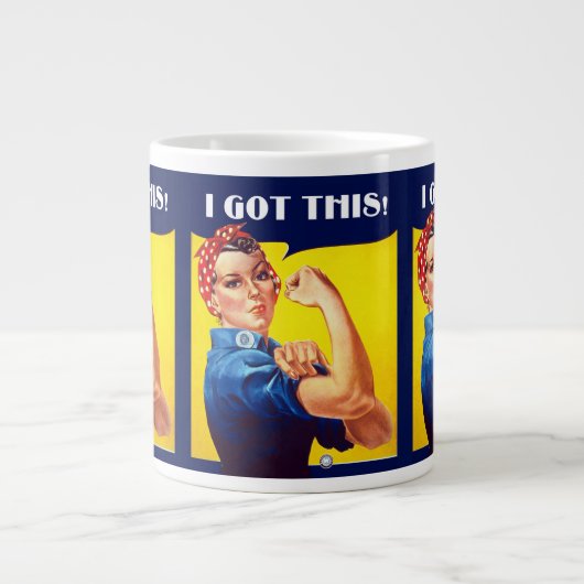 IK HEB DEZE Rosie, de Riviter  JUMBO Mok (Voorkant)