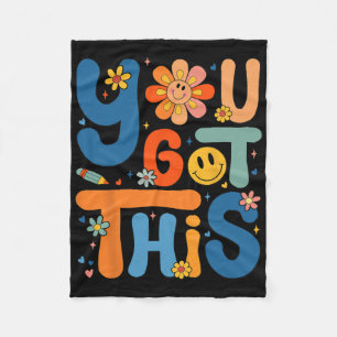 Ik heb deze testdag Groovy Motivatie Teacher S Fleece Deken