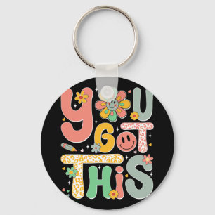 Ik heb deze testdag Groovy Motivatie Teacher S Sleutelhanger
