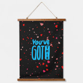 Ik heb deze typografie hangend wandkleed (Voorkant)