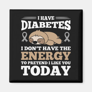 Ik heb diabetes die ik niet heb. magneet