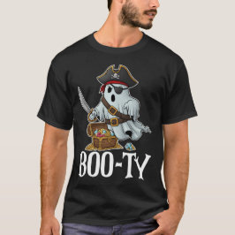 Ik heb die booty spookachtige piraat Halloween T-shirt
