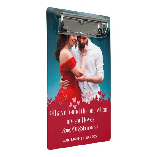 Ik heb die gevonden van mijn soep. mini klembord (Schuin)