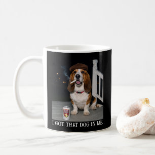 Ik Heb Die Hond In Me, Grappig Basset Hound Meme I Koffiemok