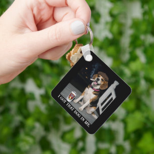 Ik Heb Die Hond In Me, Grappige Beagle Karakter Sleutelhanger