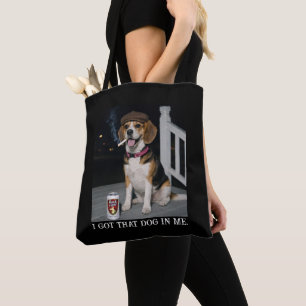 Ik Heb Die Hond In Me, Grappige Beagle Karakter Tote Bag