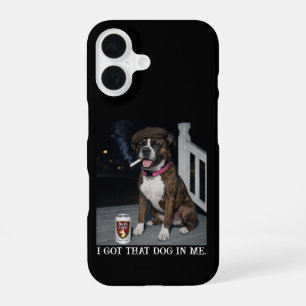 Ik Heb Die Hond In Me, Grappige Boxer Persoonlijkh iPhone 16 Hoesje