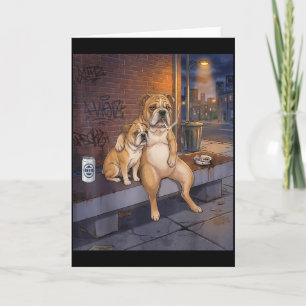 Ik Heb Die Hond In Me Grappige Bulldog Die Bier Dr Kaart