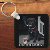 Ik Heb Die Hond In Me, Grappige Cane Corso Karakte Sleutelhanger (Voorkant)