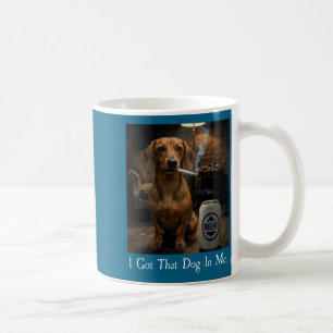 Ik Heb Die Hond In Me Grappige Dachshund Die Bier  Koffiemok