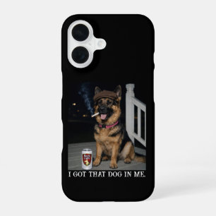 Ik Heb Die Hond In Me, Grappige Duitse Herders Mem iPhone 16 Hoesje